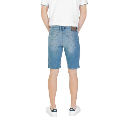Jeckerson Light Blue Cotton Bermuda