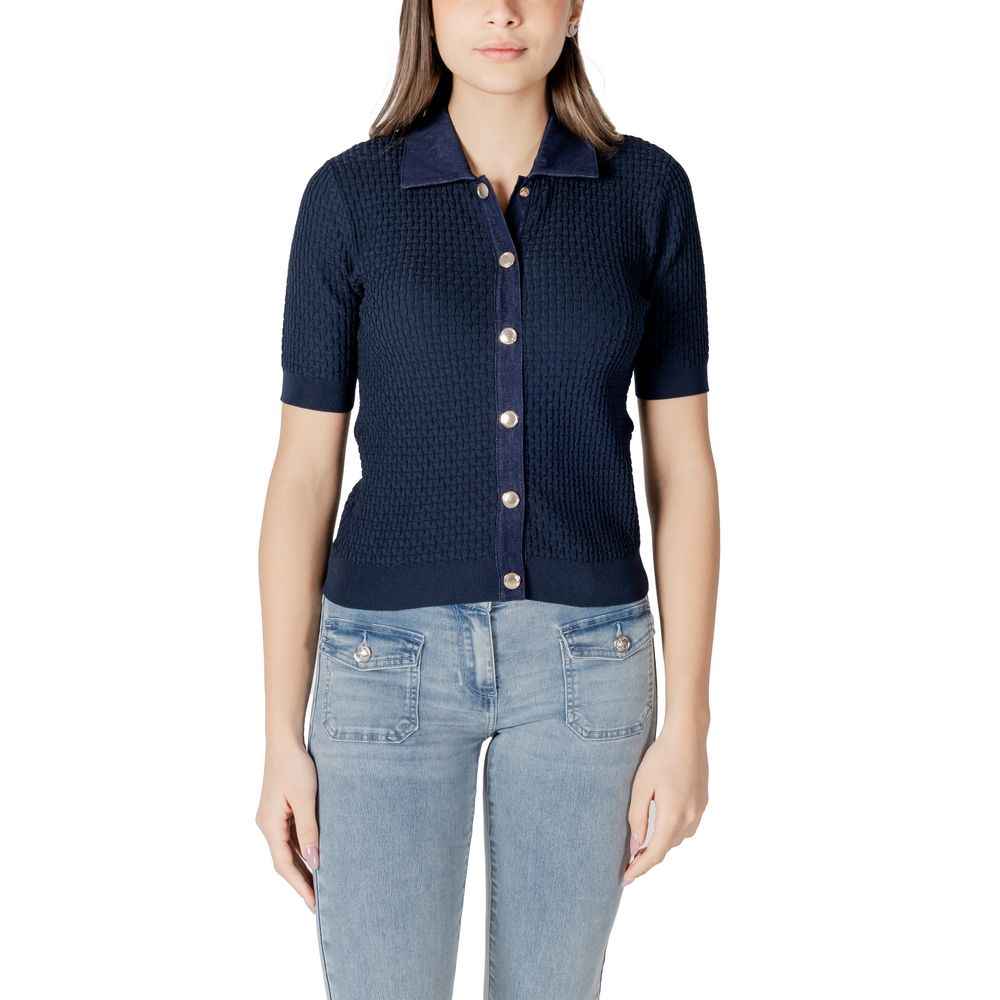Morgan De Toi Blue Polyester Sweater
