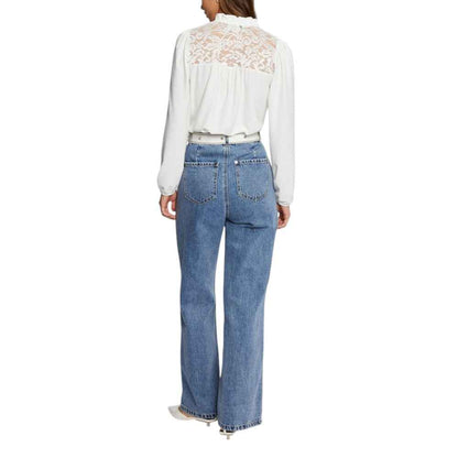 Morgan De Toi White Polyester Shirt