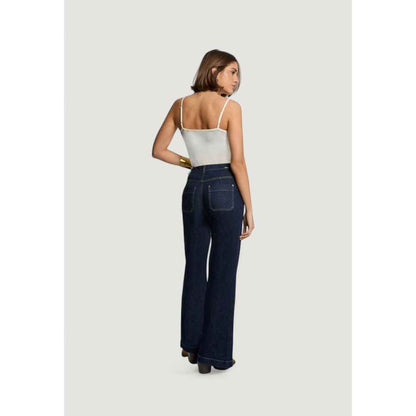 Morgan De Toi Cream Cotton Tank Top