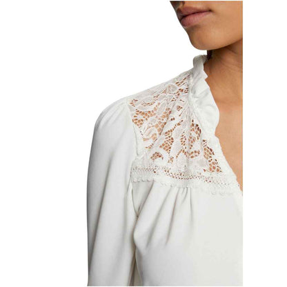 Morgan De Toi White Polyester Shirt