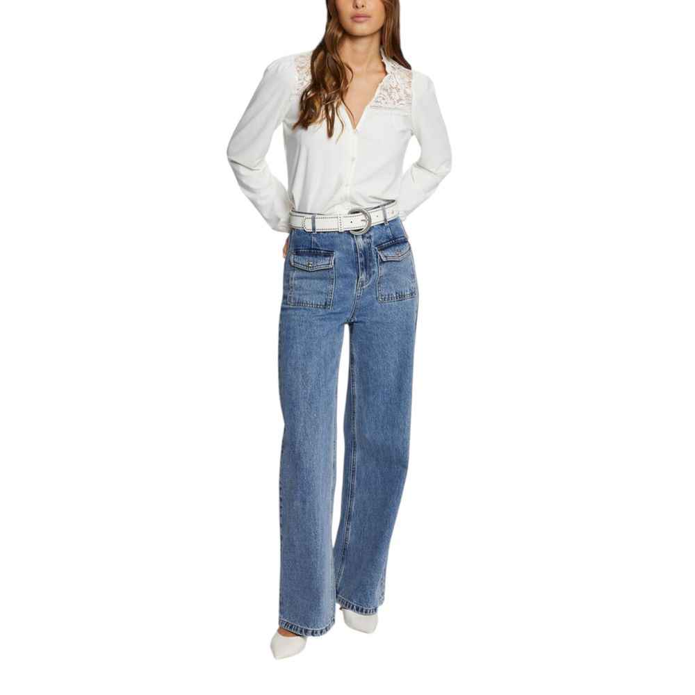 Morgan De Toi White Polyester Shirt