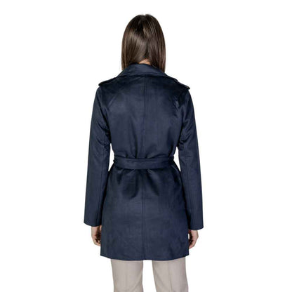 Morgan De Toi Blue Polyester Coat