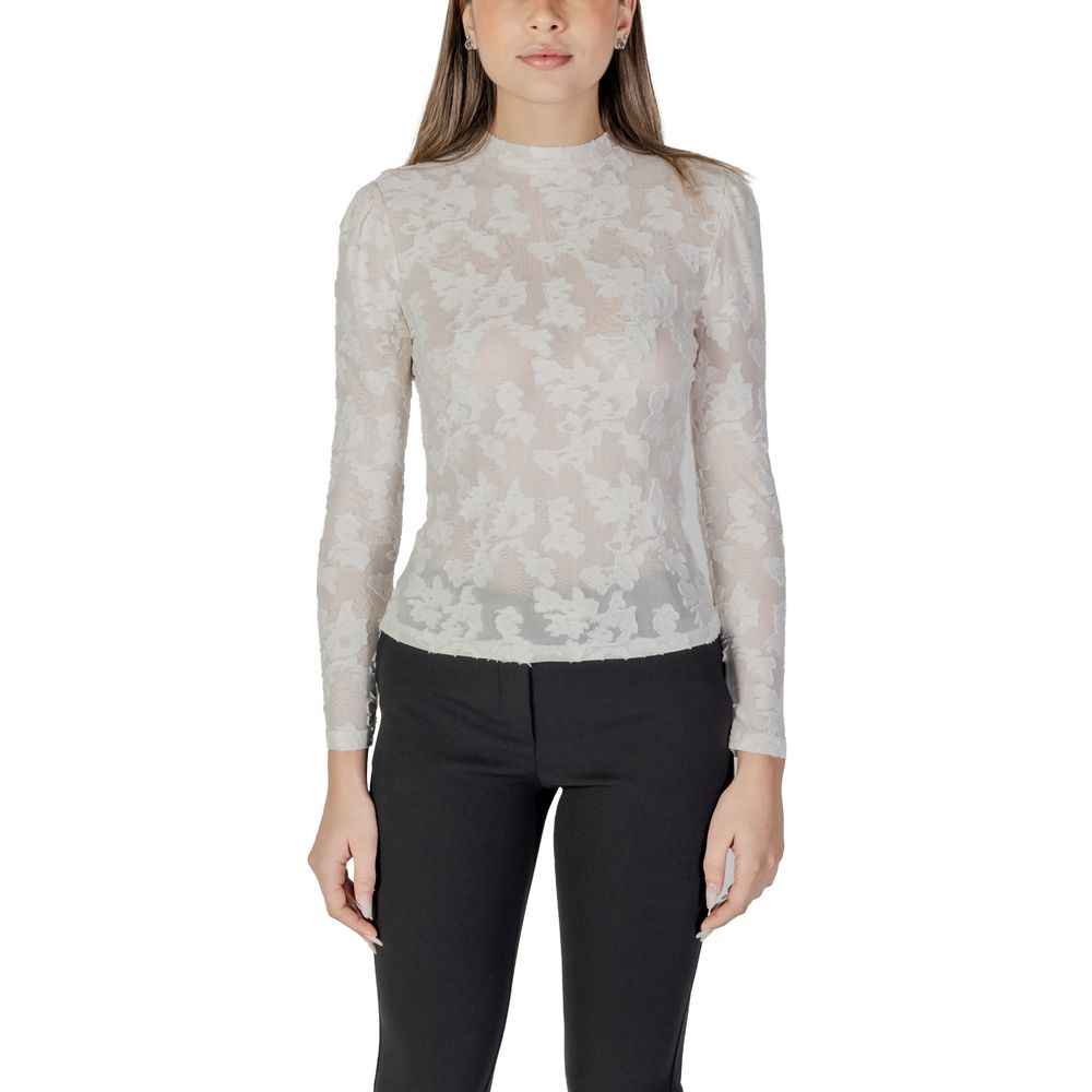 Morgan De Toi Cream Polyester Long Sleeve