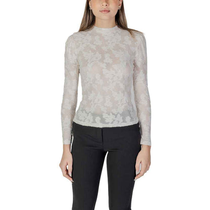 Morgan De Toi Cream Polyester Long Sleeve