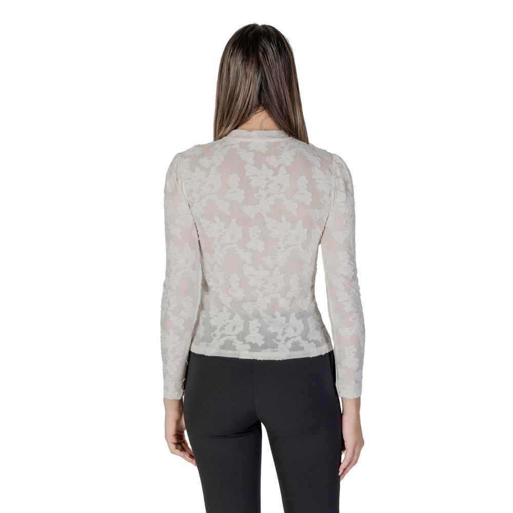 Morgan De Toi Cream Polyester Long Sleeve