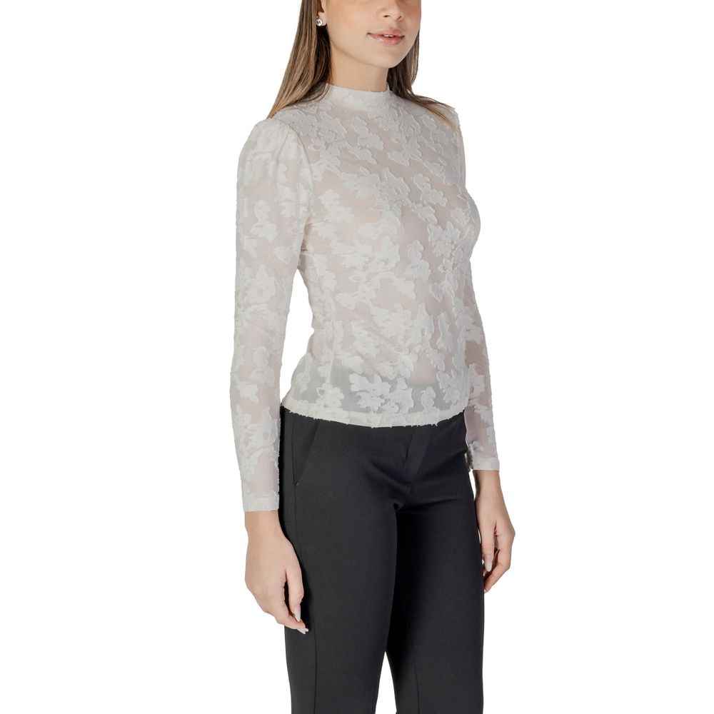 Morgan De Toi Cream Polyester Long Sleeve