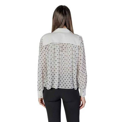 Morgan De Toi White Polyester Blouse