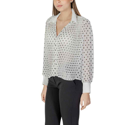 Morgan De Toi White Polyester Blouse