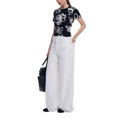 Desigual Black Cotton T-Shirt