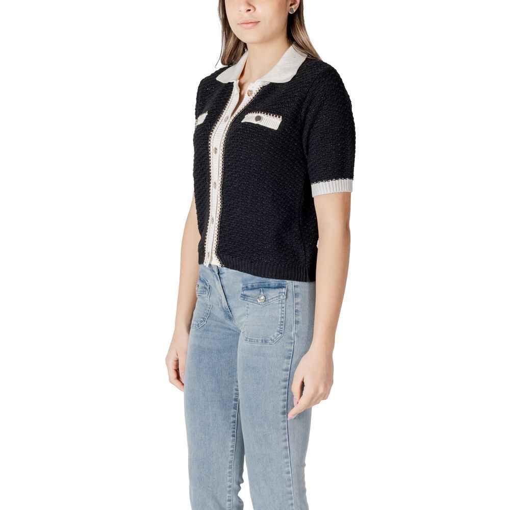Morgan De Toi Black Recycled Cotton Sweater