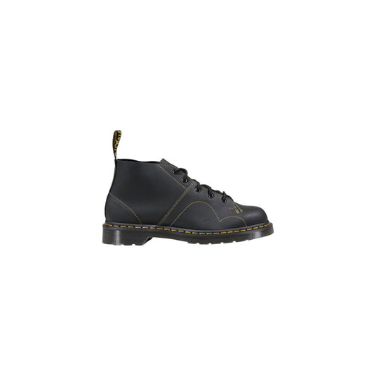 Dr. Martens Church Greasy Leather Boots - Black Size 9
