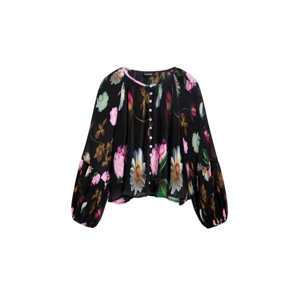 Desigual Black Polyester Blouse