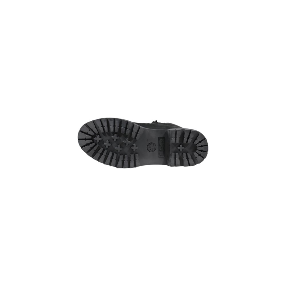 Timberland Prem 6 Inch Lace Leather Boots Black Waterproof