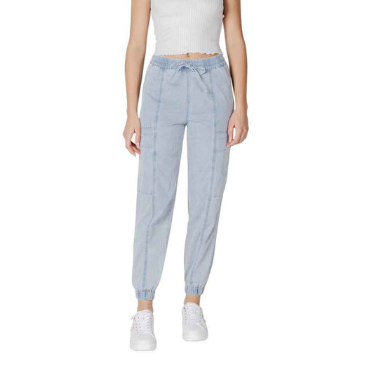 Desigual Light Blue Cotton Boyfriend Jean