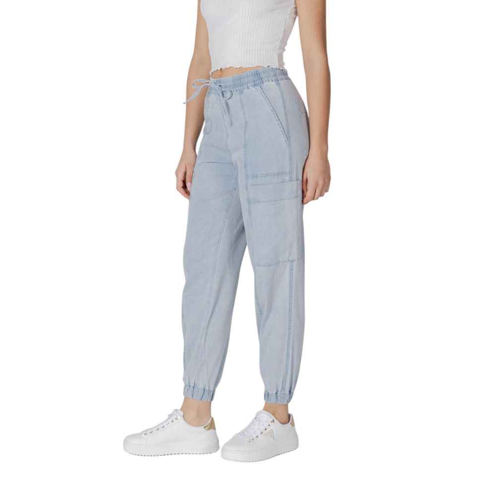 Desigual Light Blue Cotton Boyfriend Jean