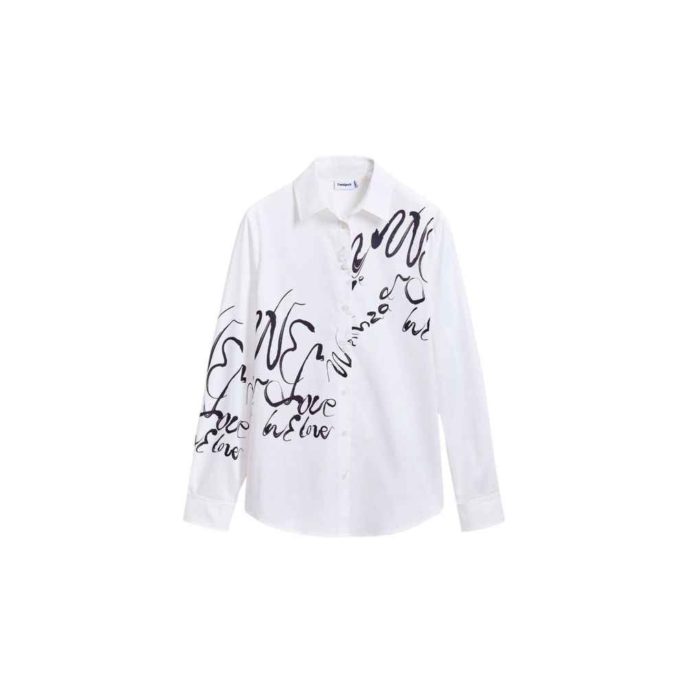 Desigual White Cotton Shirt