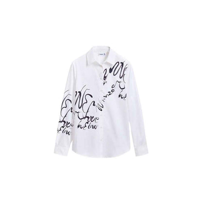Desigual White Cotton Shirt