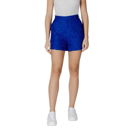 Desigual Blue Polyester Short