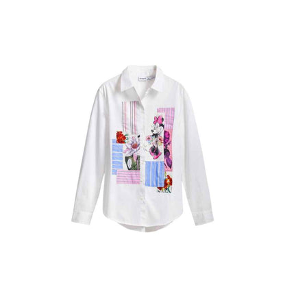 Desigual White Cotton Shirt