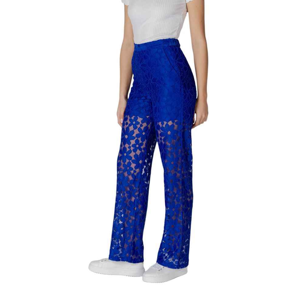 Desigual Blue Polyester Pant