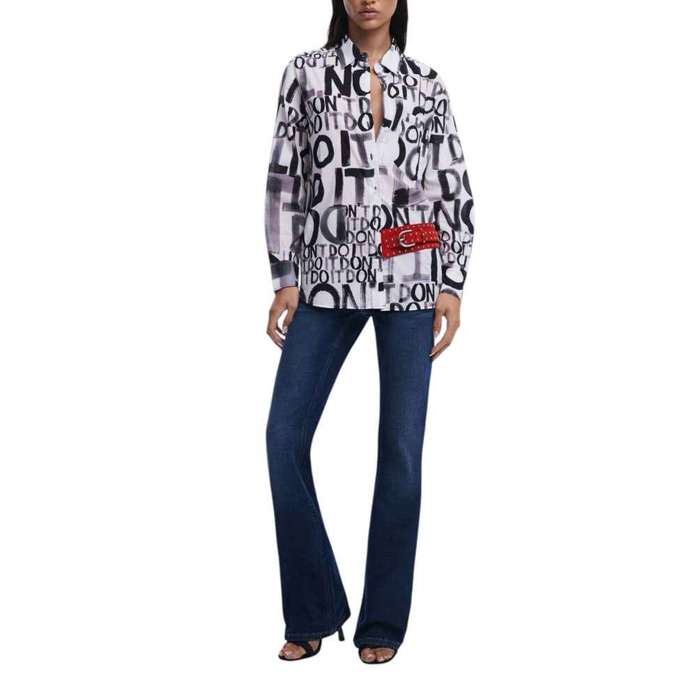 Desigual Black Cotton Shirt