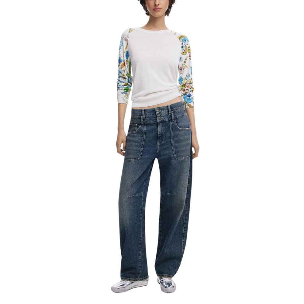 Desigual White Viscose Sportswear