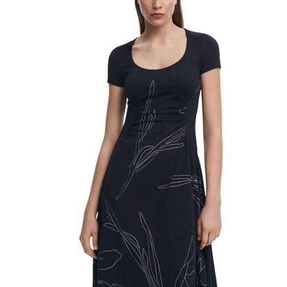 Desigual Black Cotton Long
