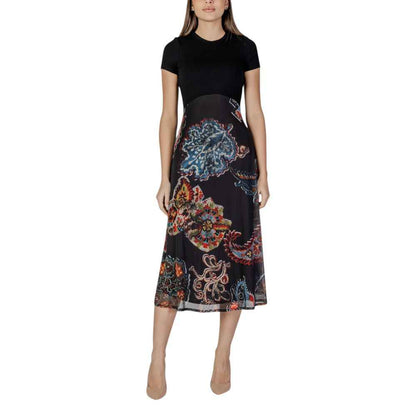 Desigual Black Viscose Long