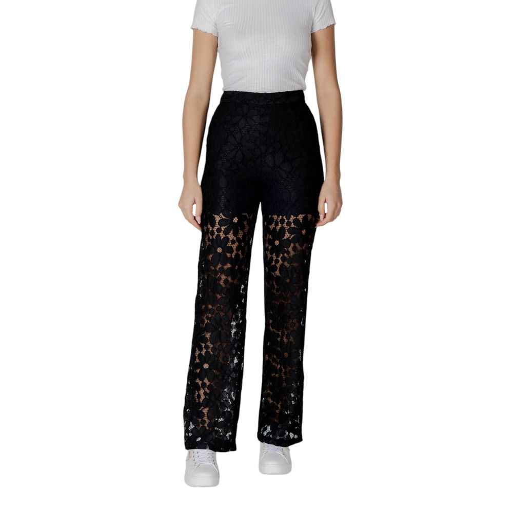 Desigual Black Polyester Pant