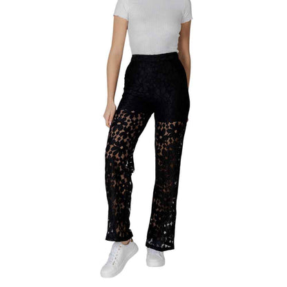 Desigual Black Polyester Pant
