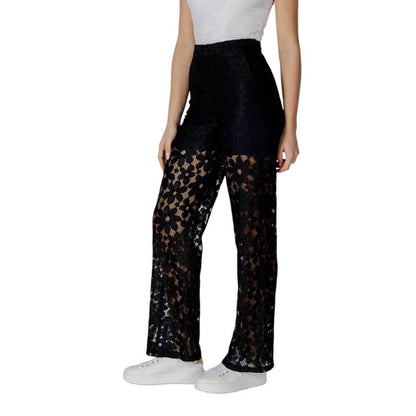 Desigual Black Polyester Pant