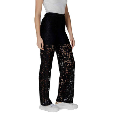Desigual Black Polyester Pant