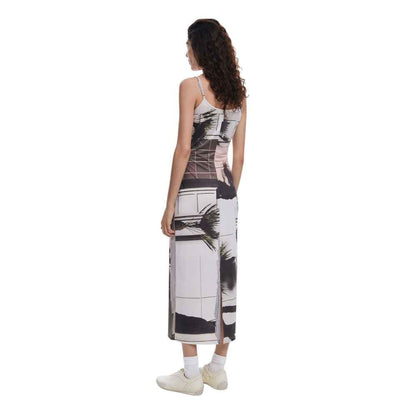 Desigual Beige Polyester Long