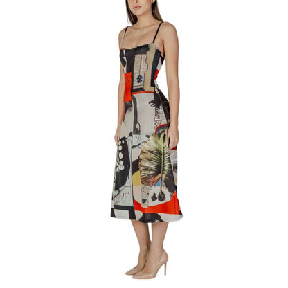 Desigual Red Polyester Long