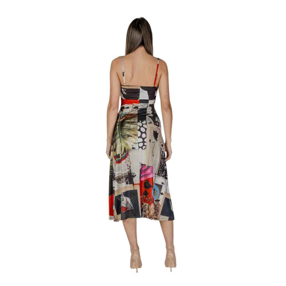 Desigual Red Polyester Long