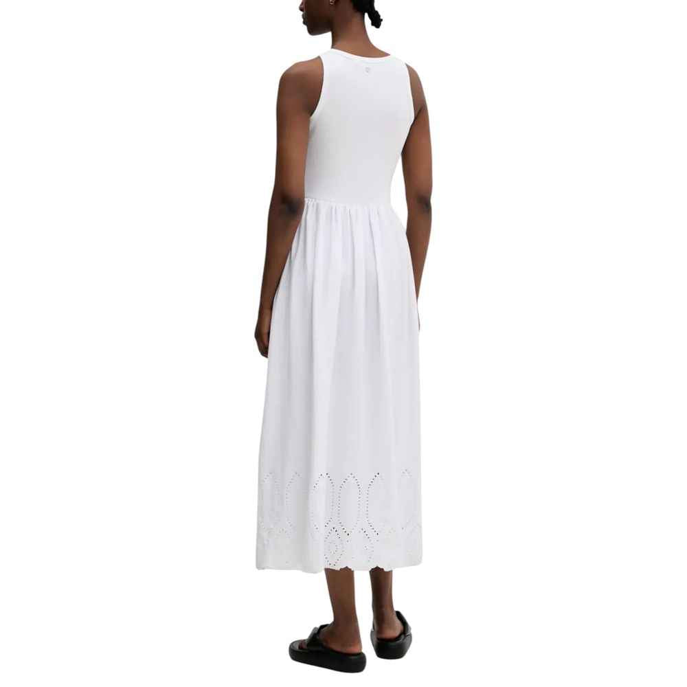Desigual White Cotton Short