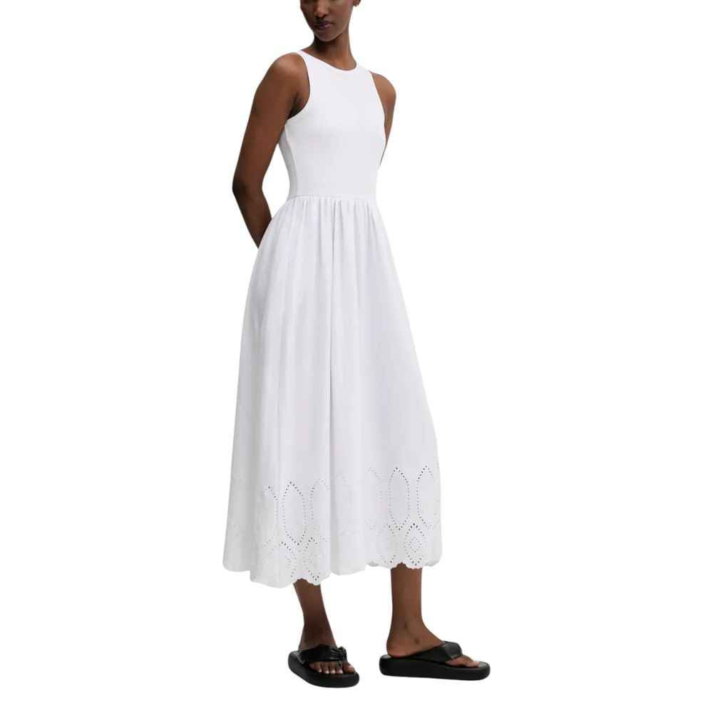 Desigual White Cotton Short