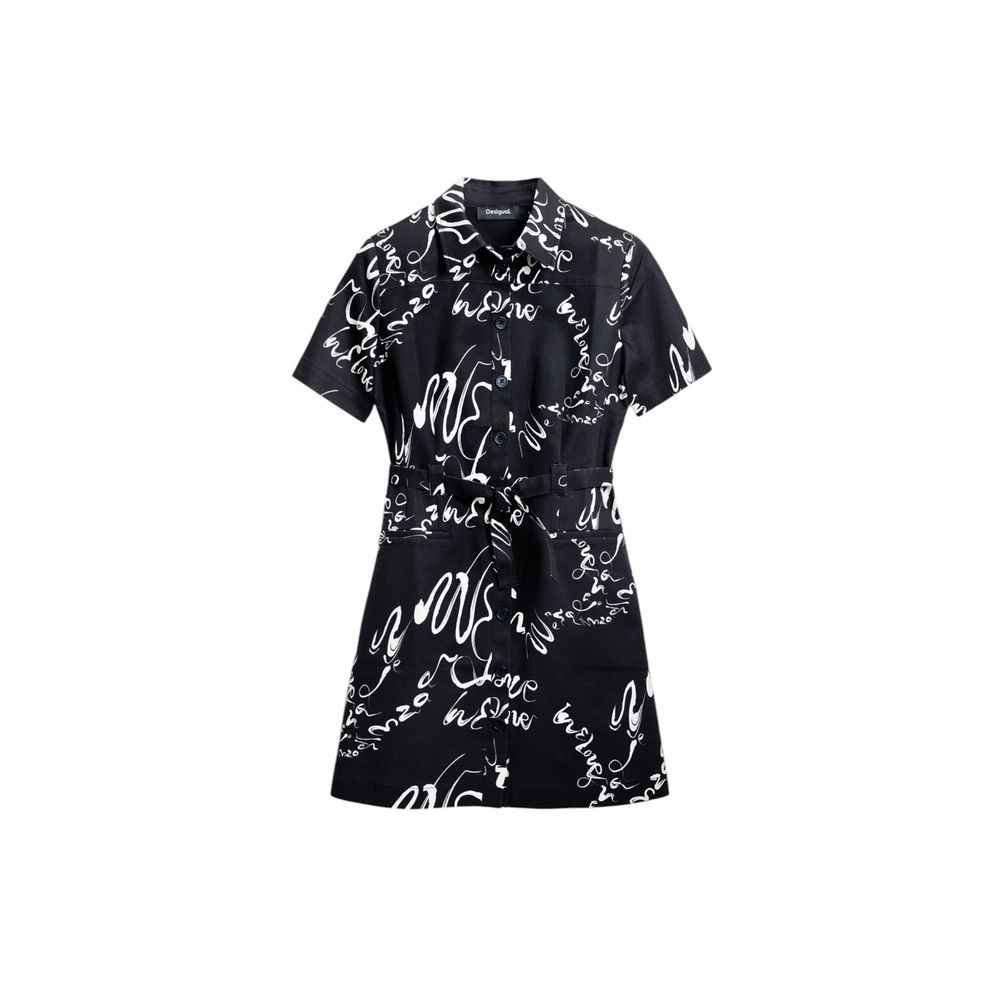 Desigual Black Cotton Long