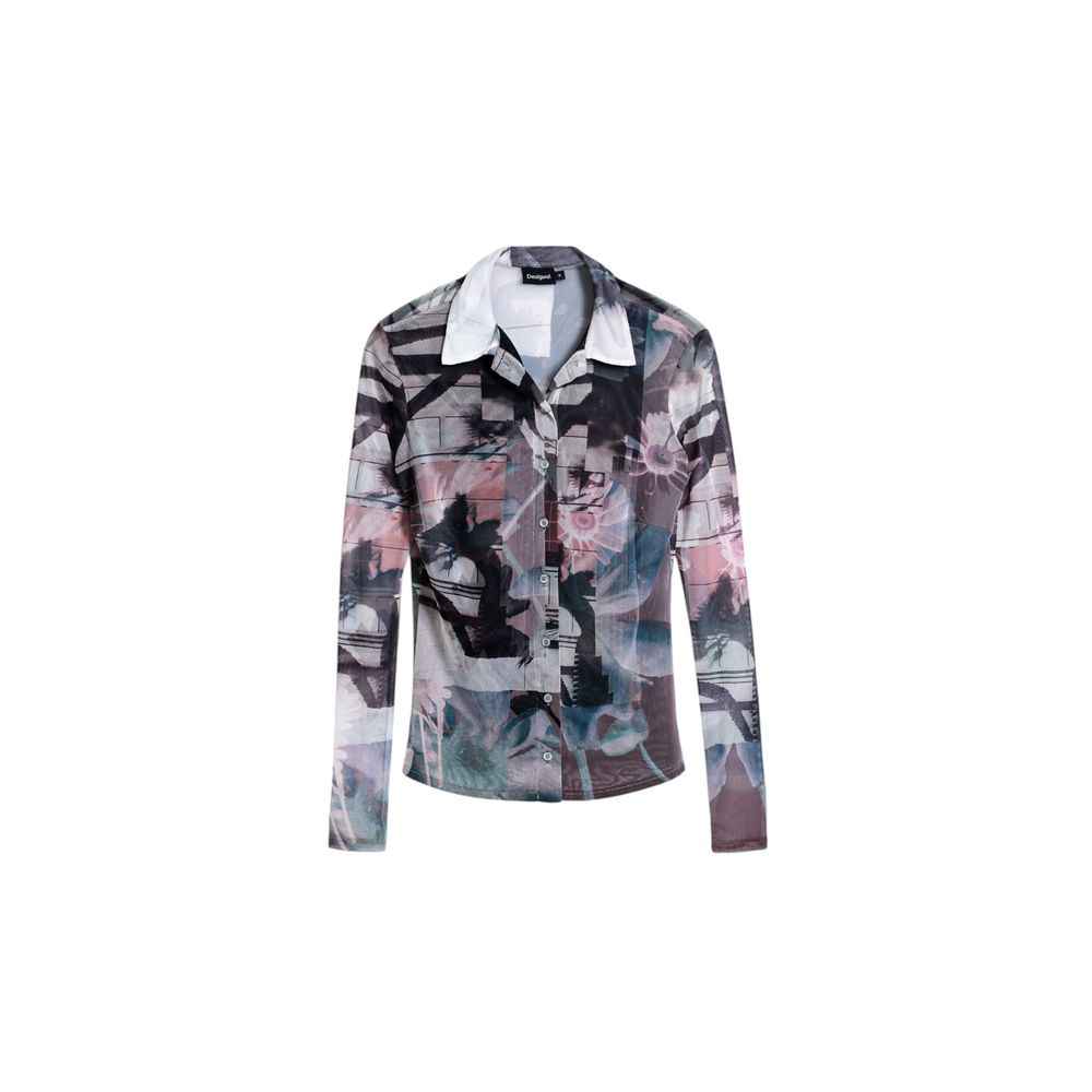 Desigual Black Polyester Shirt