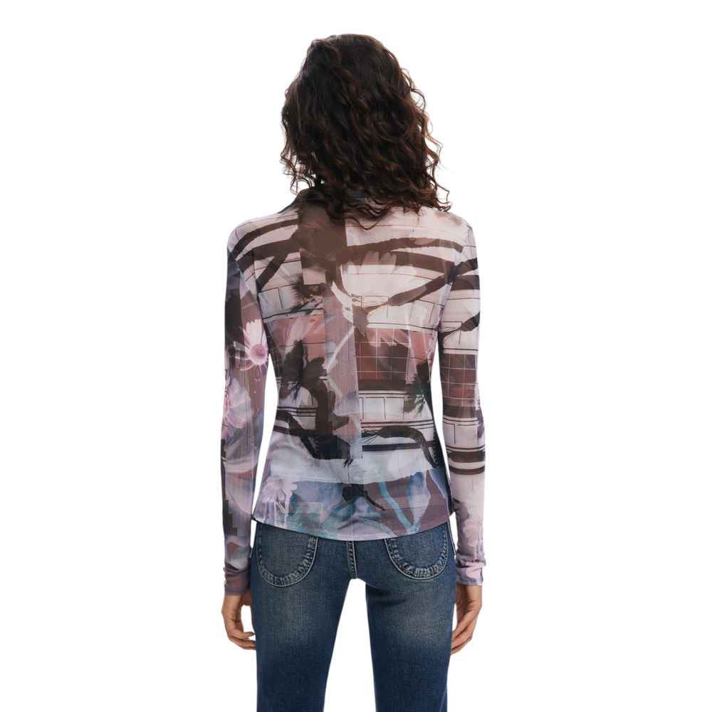 Desigual Black Polyester Shirt