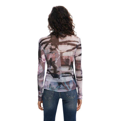 Desigual Black Polyester Shirt