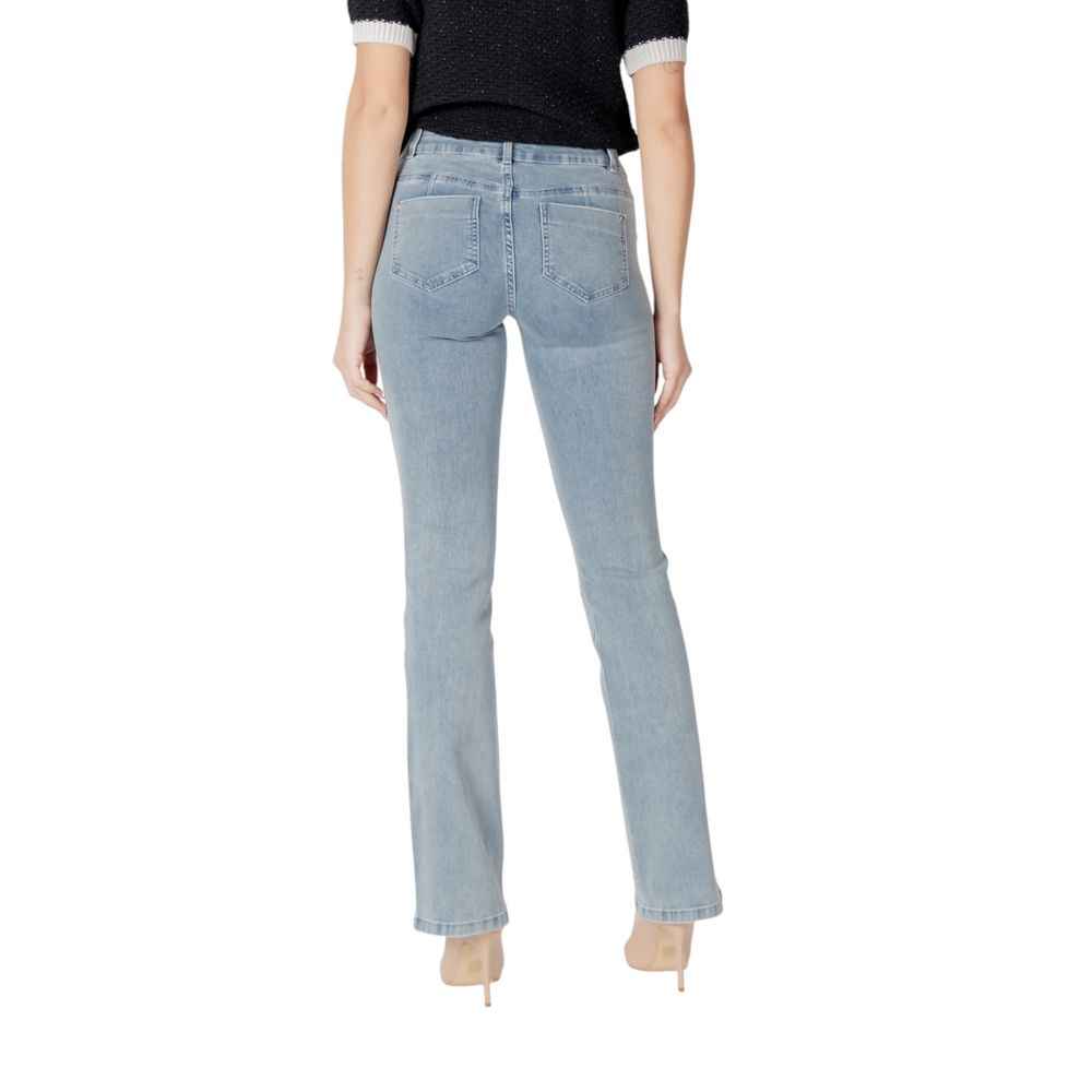 Morgan De Toi Blue Cotton Slim Fit Jean