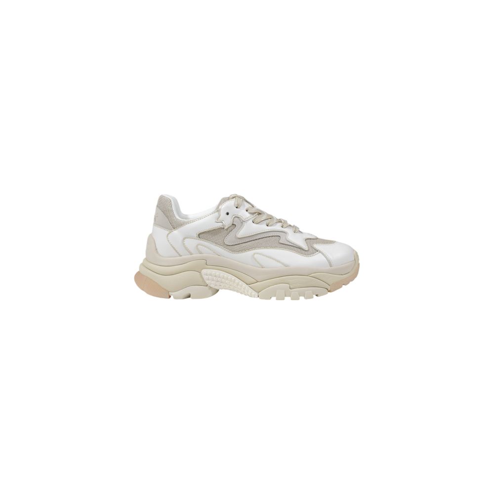 ASH White Leather Sneaker Calf Leather Fabric White