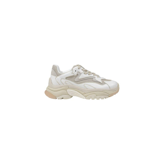 ASH White Leather Sneaker Calf Leather Fabric White