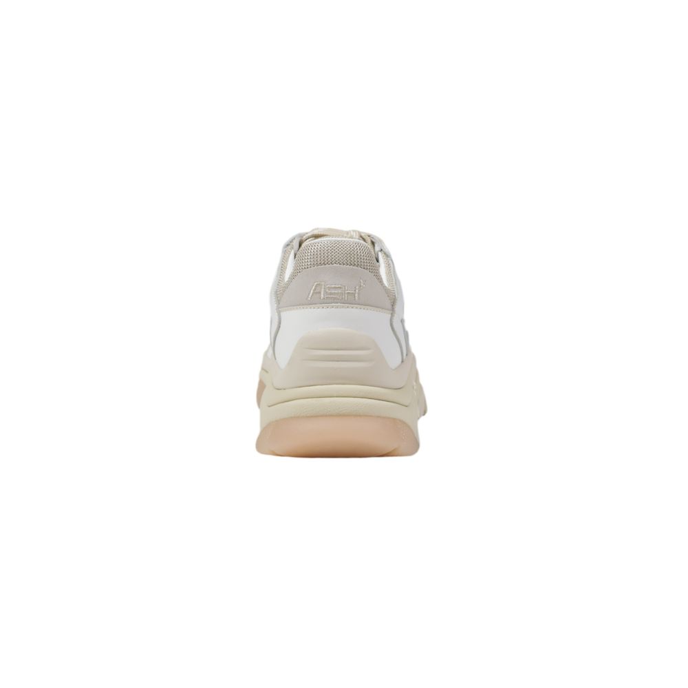 ASH White Leather Sneaker Calf Leather Fabric White