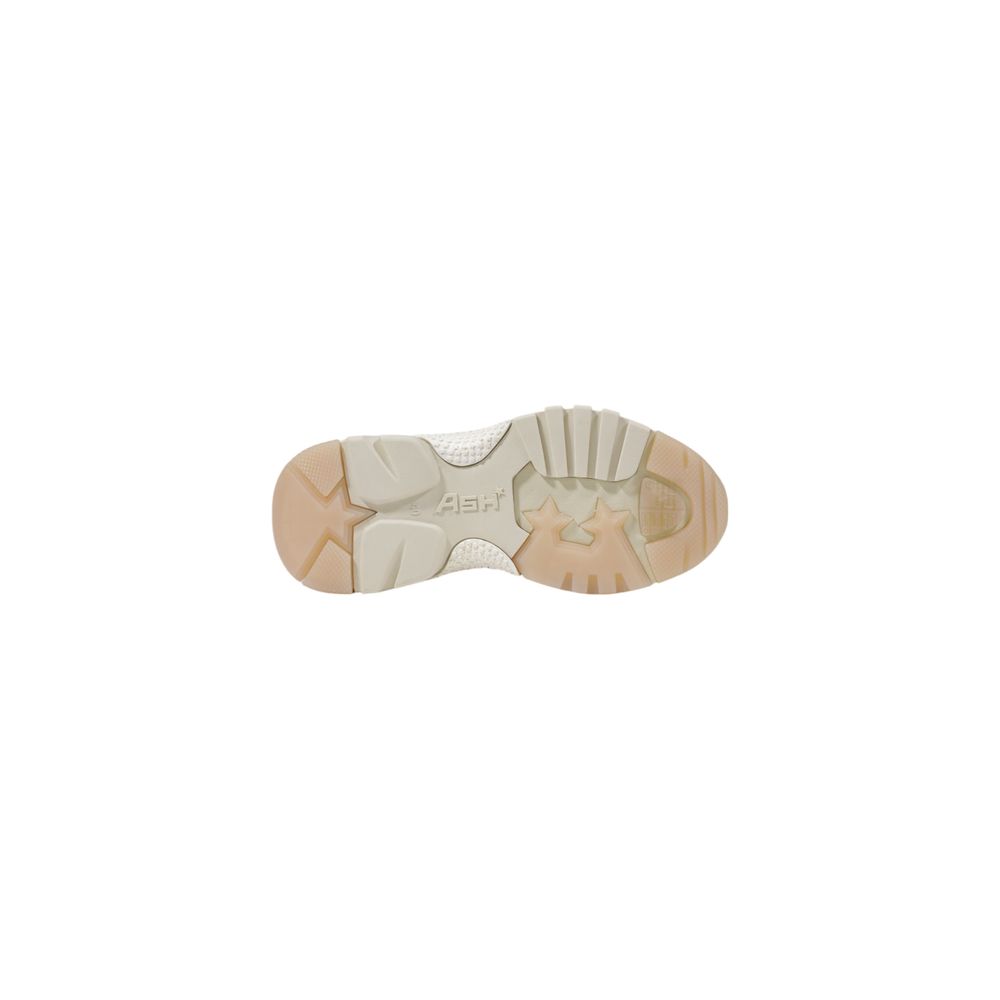 ASH White Leather Sneaker Calf Leather Fabric White