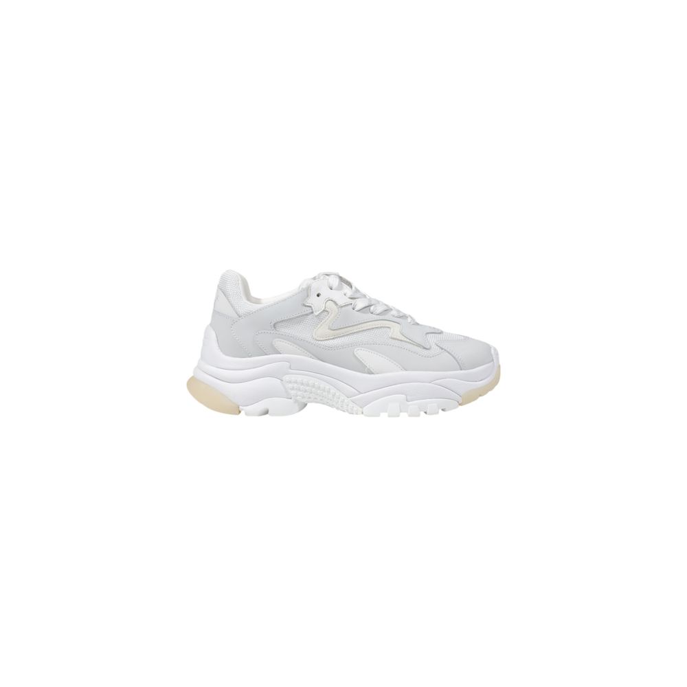 ASH White Leather Sneaker Calf Leather Fabric Women
