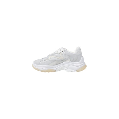 ASH White Leather Sneaker Calf Leather Fabric Women