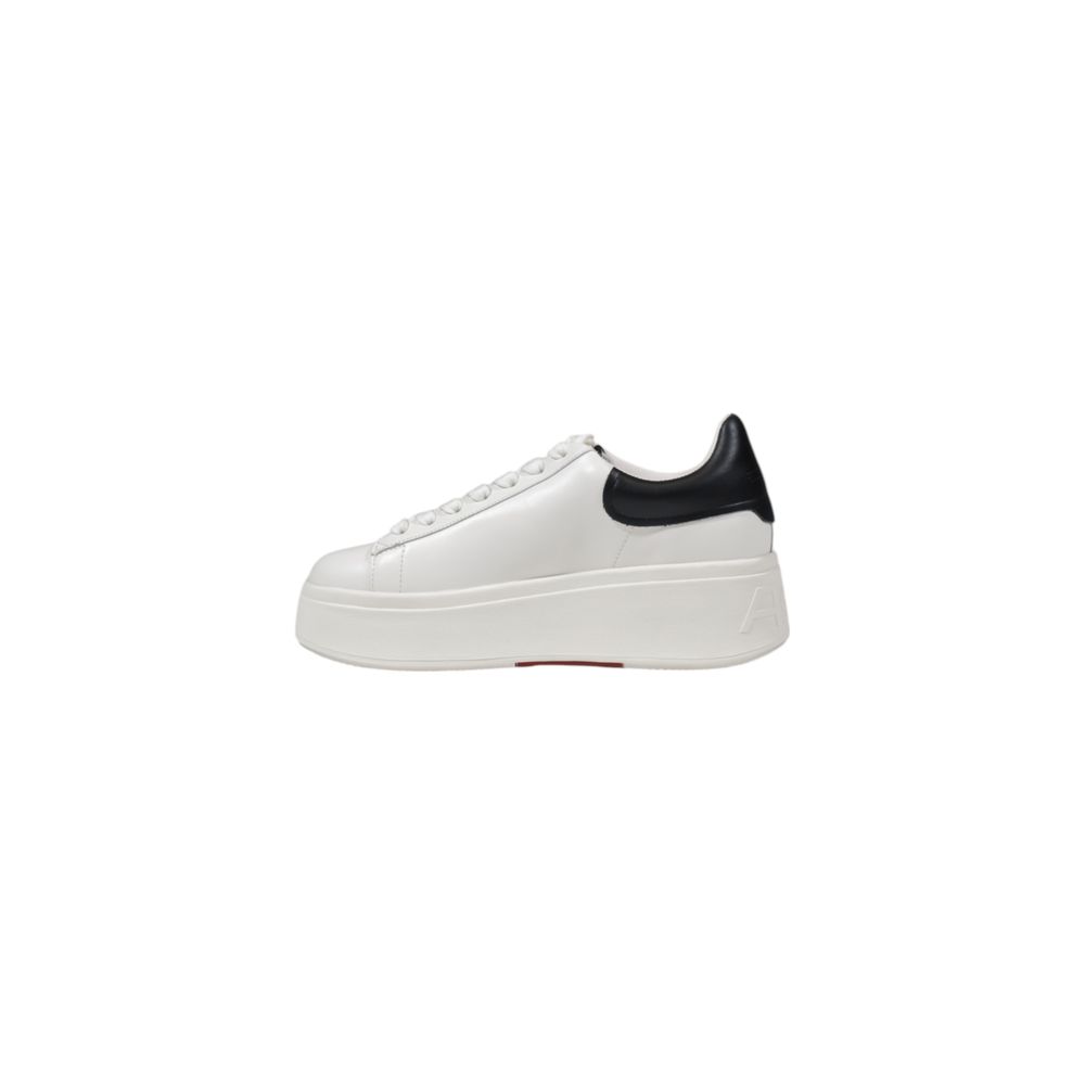 ASH Calf Leather Sneaker Black And White Women Luxury